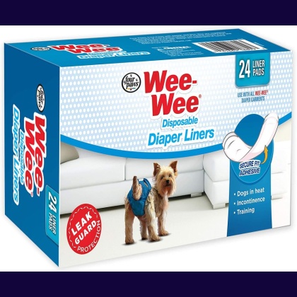 Four Paws Wee Wee Diaper Garment Pads