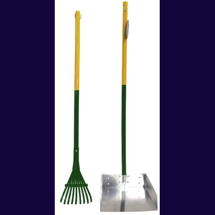 Four Paws Wee-Wee Pan and Rake Set Large