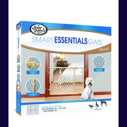 Four Paws Smart Essentials Wood Gate