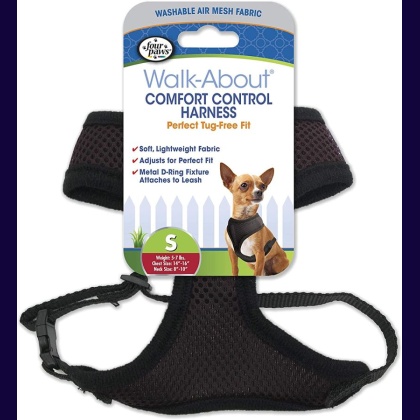 Four Paws Comfort Control Harness - Black