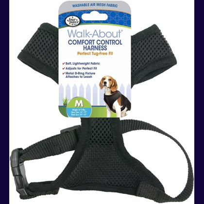 Four Paws Comfort Control Harness - Black