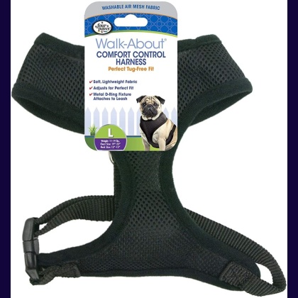 Four Paws Comfort Control Harness - Black