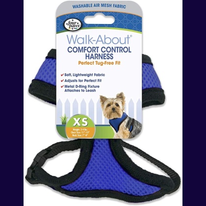 Four Paws Comfort Control Harness - Blue