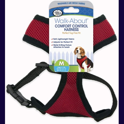 Four Paws Comfort Control Harness - Red