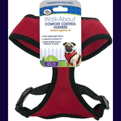 Four Paws Comfort Control Harness - Red