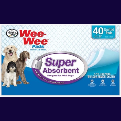 Four Paws Wee Wee Pads - Super Absorbent