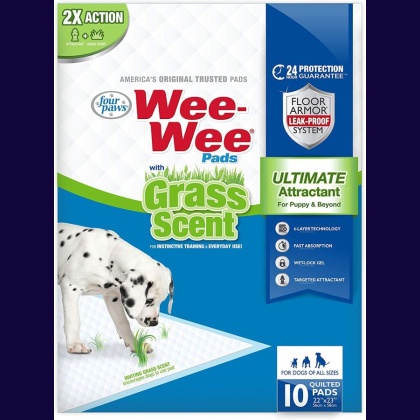 Four Paws Wee Wee Grass Scented Puppy Pads