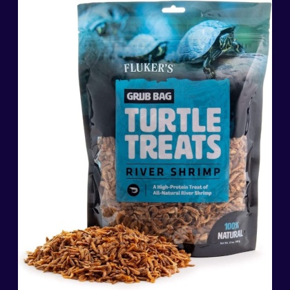 Flukers Grub Bag Turtle Treat - River Shrimp