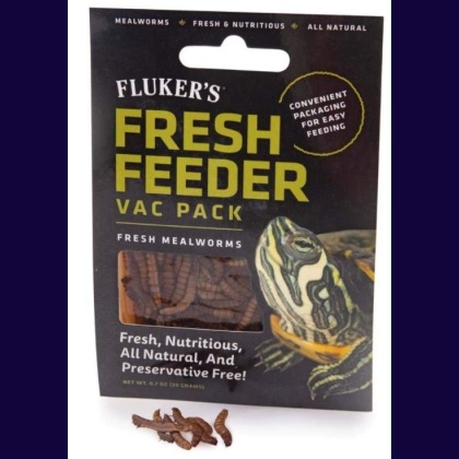 Flukers Mealworm Fresh Feeder Vac Pack