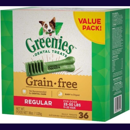 Greenies Grain Free Regular Dental Dog Treat