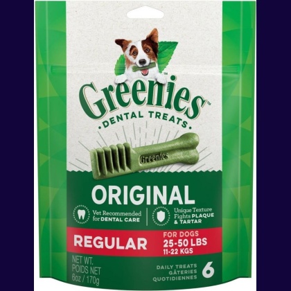 Greenies Regular Dental Dog Treats