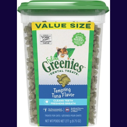 Greenies Feline Dental Treats Tempting Tuna Flavor