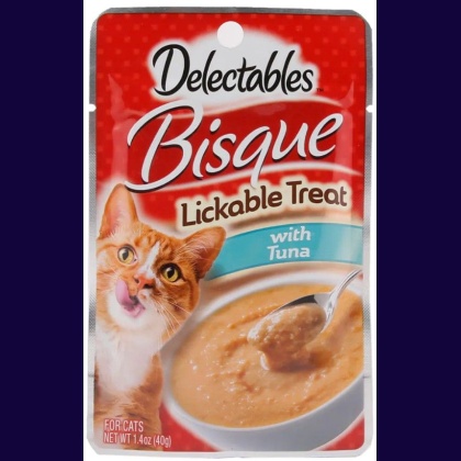 Hartz Delectables Bisque Lickable Cat Treats - Tuna