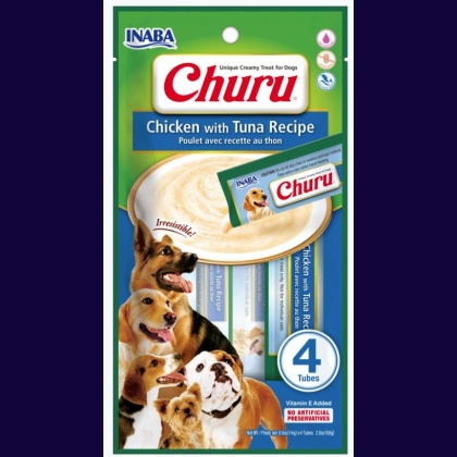 Inaba Churu Chicken with Tuna Recipe Creamy Dog Treat