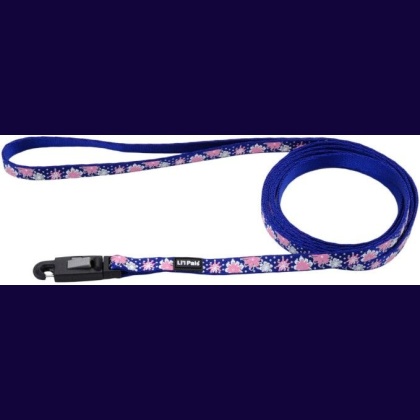 Li'L Pals Reflective Leash - Flowers with Dots