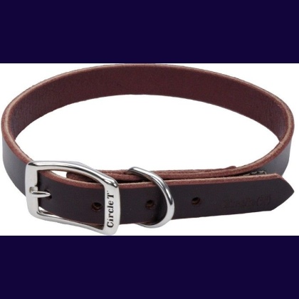 Circle T Latigo Leather Town Collar