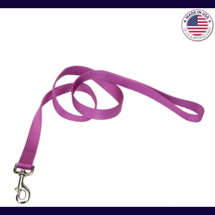 Coastal Pet Single-Ply Nylon Dog Leash Orchid