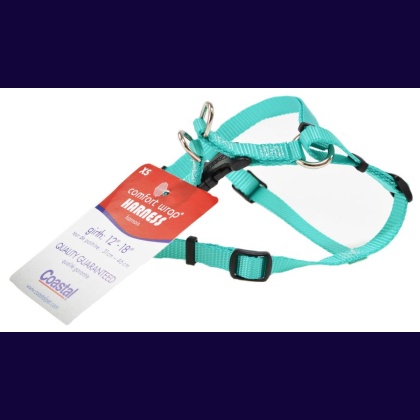 Coastal Pet Teal Nylon Comfort Wrap Dog Harness