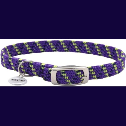 Coastal Pet Elastacat Reflective Safety Collar with Charm Purple