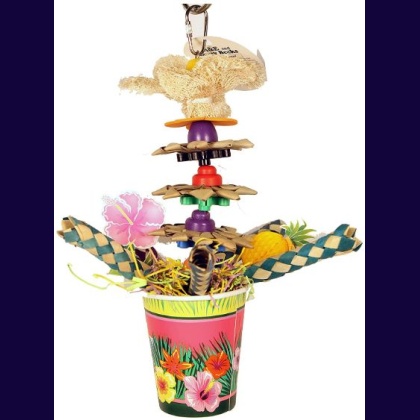 AE Cage Company Happy Beaks Tropical Punch Cocktail Bird Toy