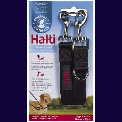 Halti Training Lead for Dogs - Black