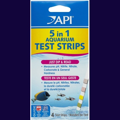 API 5 in 1 Aquarium Test Strips