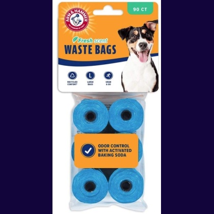 Arm and Hammer Dog Waste Refill Bags Fresh Scent Blue