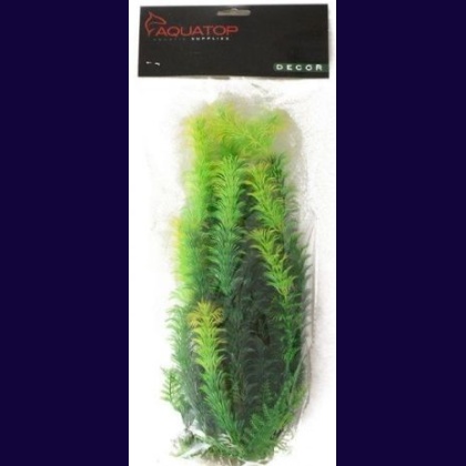 Aquatop Yellow Tipped Aquarium Plant - Green