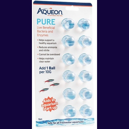 Aqueon Pure LIve Beneficial Bacteria and Enzymes for Aquariums