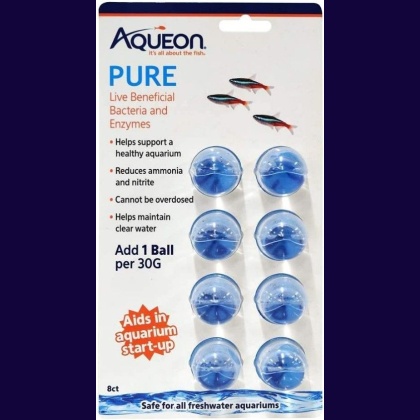 Aqueon Pure LIve Beneficial Bacteria and Enzymes for Aquariums