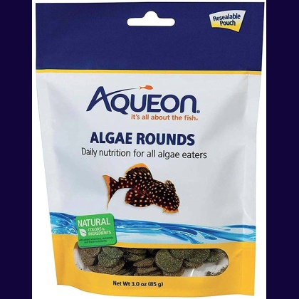 Aqueon Algae Rounds Fish Food