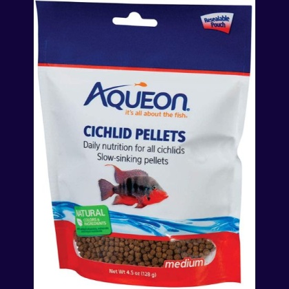 Aqueon Medium Cichlid Food Pellets