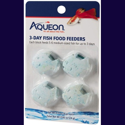 Aqueon 3-Day Fish Food Feeders