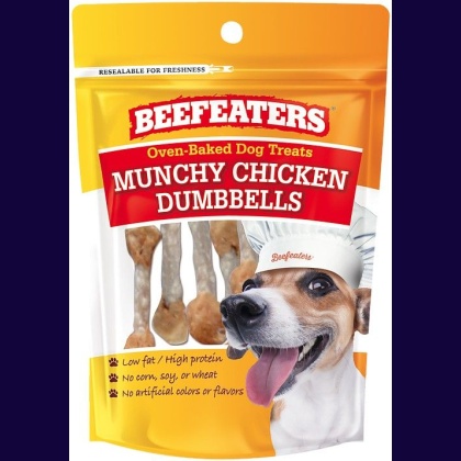 Beefeaters Oven Baked Munchy Chicken Dumbells Dog Treat