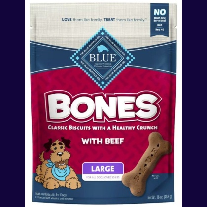 Blue Buffalo Classic Bone Biscuits with Beef Large