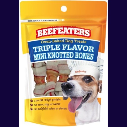 Beefeaters Oven Baked Triple Flavor Mini Knotted Bones