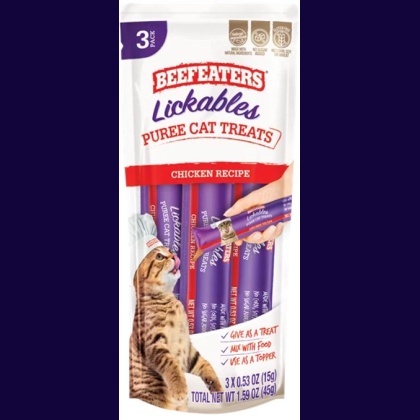 Beefeaters Lickables Chicken Puree Cat Treats