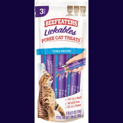 Beefeaters Lickables Tuna Puree Cat Treats