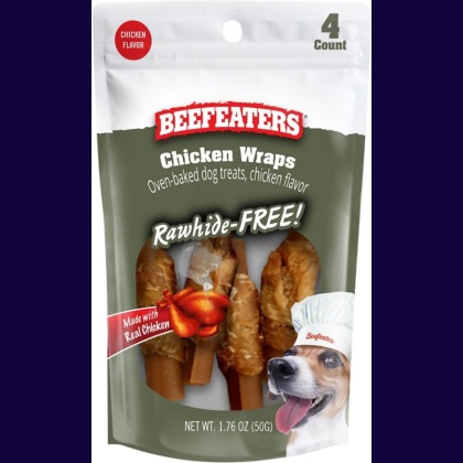 Beefeaters Rawhide Free Oven Baked Chicken Wraps