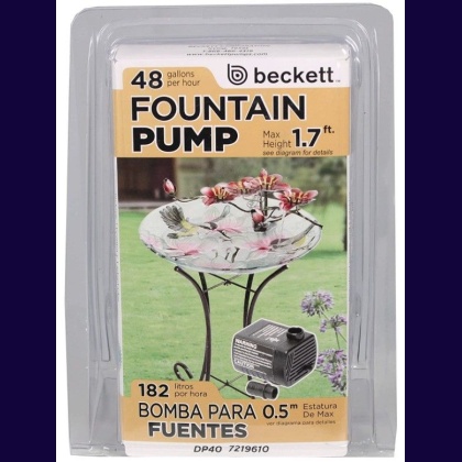 Beckett Crystal Pond and Fountain Water Pump