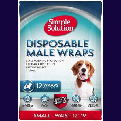 Simple Solution Disposable Male Wraps - Small