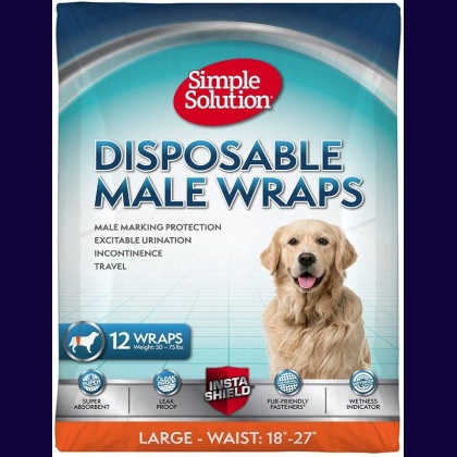 Simple Solution Disposable Male Wraps - Large