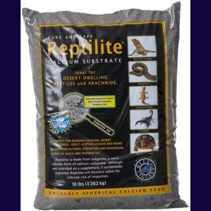 Blue Iguana Reptilite Calcium Substrate for Reptiles - Smokey Sands