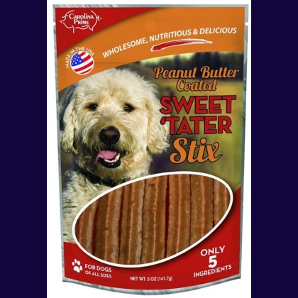 Carolina Prime Sweet Tater & Peanut Butter Stix Dog Treats