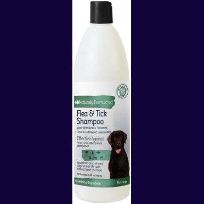 Miracle Care Natural Flea & Tick Shampoo for Dogs