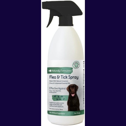 Miracle Care Natural Flea & Tick Spray for Dogs