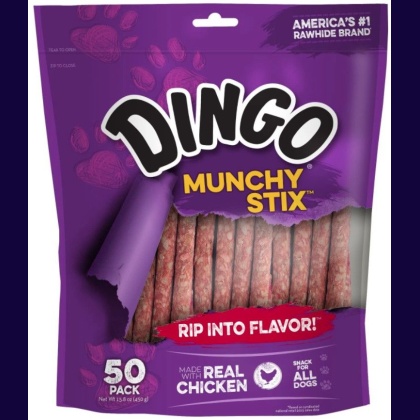 Dingo Muchy Stix Chicken & Munchy Rawhide Chew