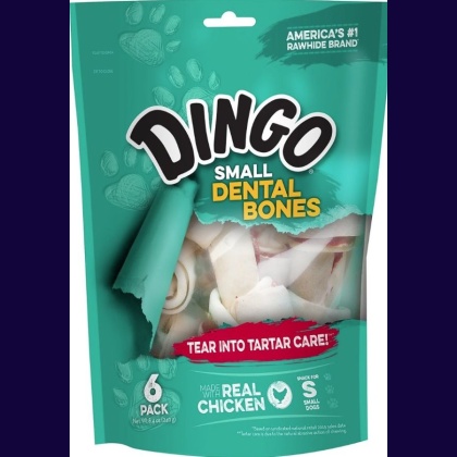 Dingo Dental Bone Chicken & Rawhide Dental Chew