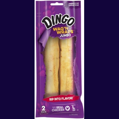 Dingo Wag'n Wraps Chicken & Rawhide Chew