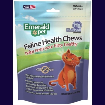 Emerald Pet Feline Health Chews Hairball Support